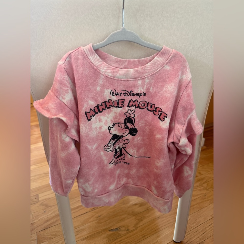Girls' Disney Minnie Mouse Pullover Sweatshirt size 5/6